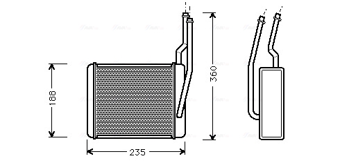 Ava Cooling Kachelradiateur FD6356