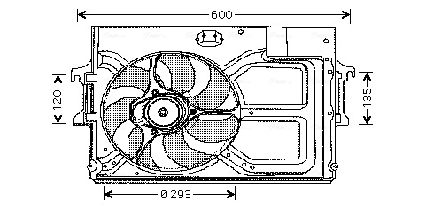 Ava Cooling Ventilatorwiel-motorkoeling FD7519