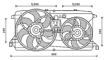 Ava Cooling Ventilatorwiel-motorkoeling FD7579