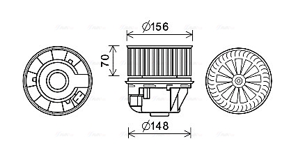 Ava Cooling Kachelventilator FD8631