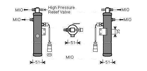 Ava Cooling Airco droger/filter FED009