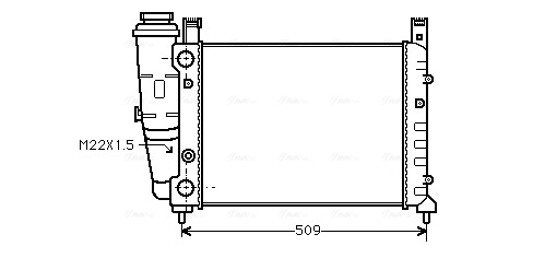 Ava Cooling Radiateur FT2040