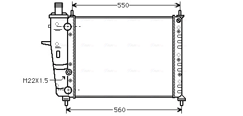 Ava Cooling Radiateur FT2160