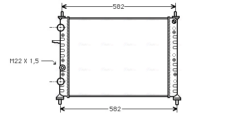 Ava Cooling Radiateur FT2161