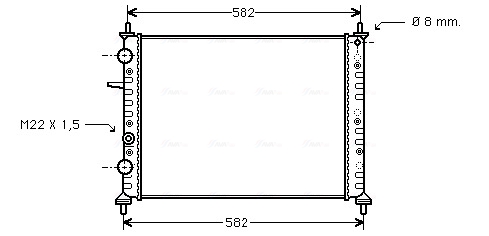 Ava Cooling Radiateur FT2162