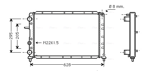 Ava Cooling Radiateur FT2236