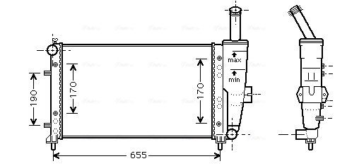 Ava Cooling Radiateur FT2281