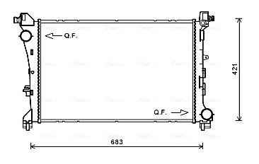 Ava Cooling Radiateur FT2414