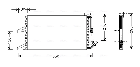 Ava Cooling Airco condensor FT5205