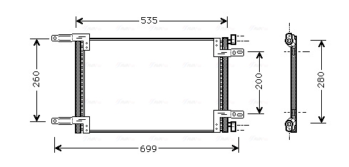 Ava Cooling Airco condensor FT5248