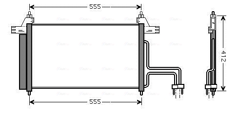 Ava Cooling Airco condensor FT5253D