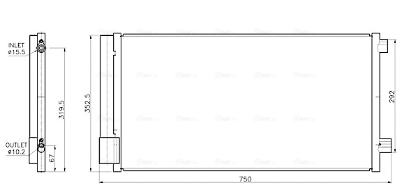 Ava Cooling Airco condensor FT5487D