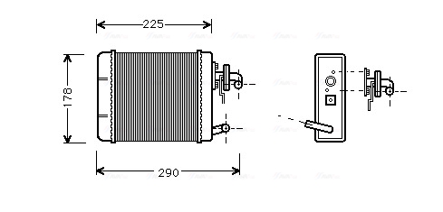 Ava Cooling Kachelradiateur FT6102