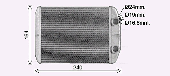Ava Cooling Kachelradiateur FT6476