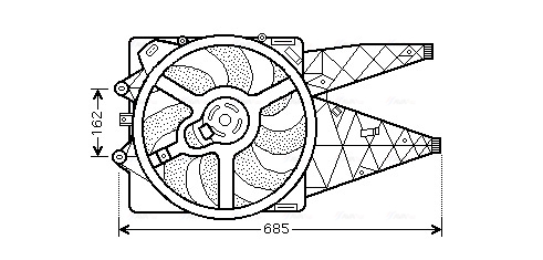 Ava Cooling Ventilatorwiel-motorkoeling FT7531