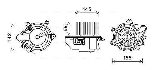 Ava Cooling Kachelventilator FT8430