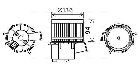Ava Cooling Kachelventilator FT8434