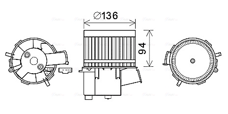 Ava Cooling Kachelventilator FT8435