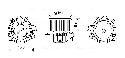 Ava Cooling Kachelventilator FT8439