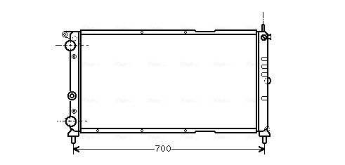 Ava Cooling Radiateur FTA2143