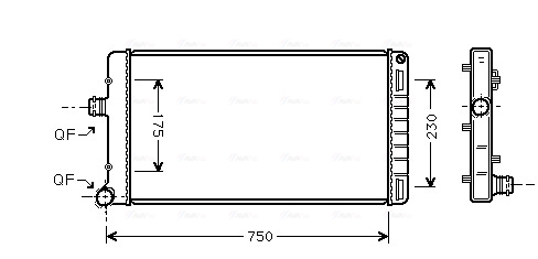 Ava Cooling Radiateur FTA2211