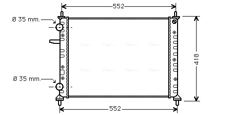 Ava Cooling Radiateur FTA2229