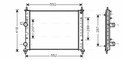 Ava Cooling Radiateur FTA2249