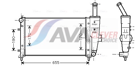 Ava Cooling Radiateur FTA2281