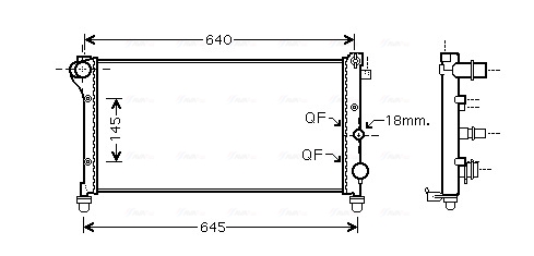 Ava Cooling Radiateur FTA2295