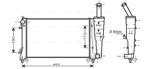 Ava Cooling Radiateur FTA2297