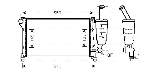 Ava Cooling Radiateur FTA2368