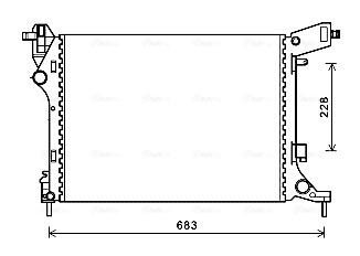 Ava Cooling Radiateur FTA2413