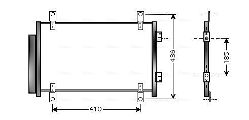 Ava Cooling Airco condensor FTA5351D