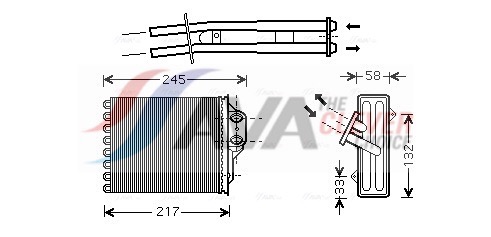 Ava Cooling Kachelradiateur FTA6304