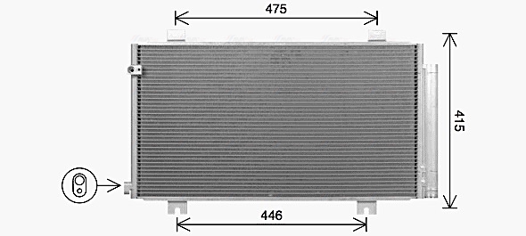 Ava Cooling Airco condensor HD5325D