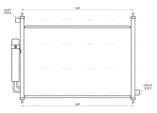 Ava Cooling Airco condensor HD5338D