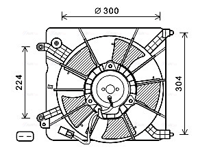 Ava Cooling Ventilatorwiel-motorkoeling HD7537