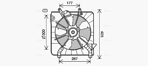 Ava Cooling Ventilatorwiel-motorkoeling HD7538