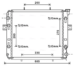 Ava Cooling Radiateur HRT2129