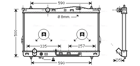 Ava Cooling Radiateur HY2078