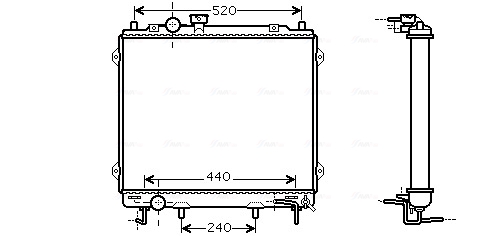 Ava Cooling Radiateur HY2115