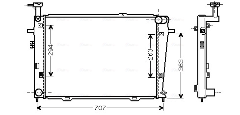 Ava Cooling Radiateur HY2210