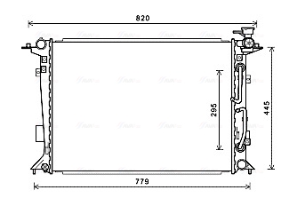 Ava Cooling Radiateur HY2332