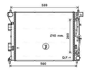 Ava Cooling Radiateur HY2351