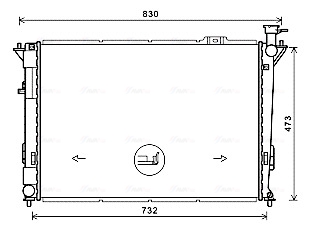 Ava Cooling Radiateur HY2435
