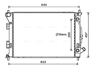 Ava Cooling Radiateur HY2436