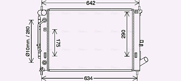 Ava Cooling Radiateur HY2465