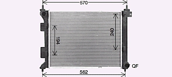 Ava Cooling Radiateur HY2479