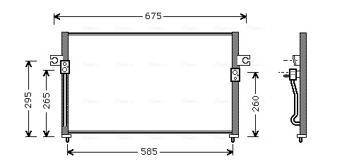 Ava Cooling Airco condensor HY5058