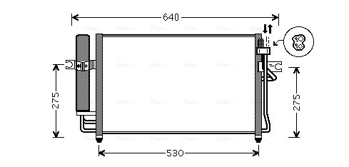 Ava Cooling Airco condensor HY5087D